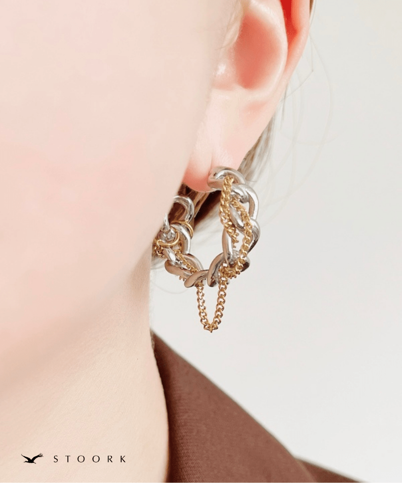 2Tone Twist Chain Pierce - stoork