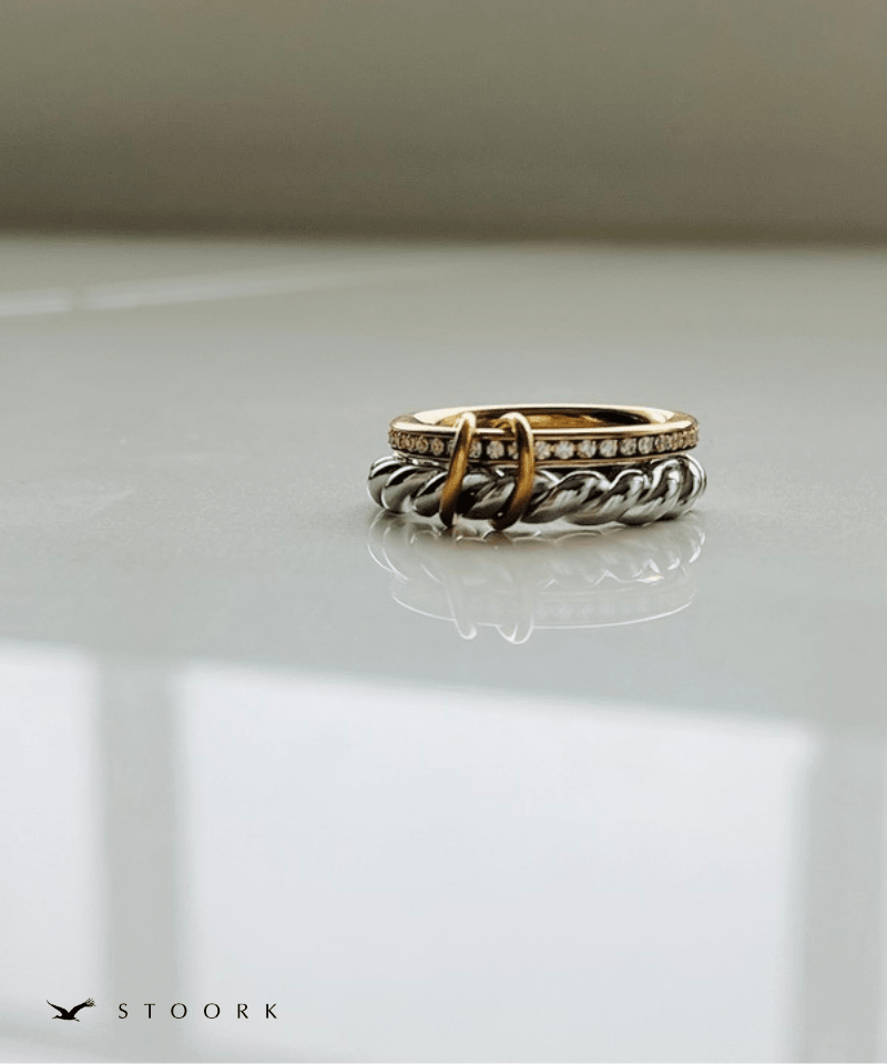 2Tone Twist Ring - stoork