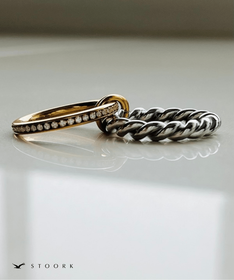 2Tone Twist Ring - stoork
