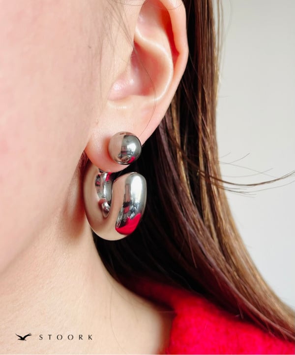 【再入荷】2way Ball Hoop Pierce - stoork