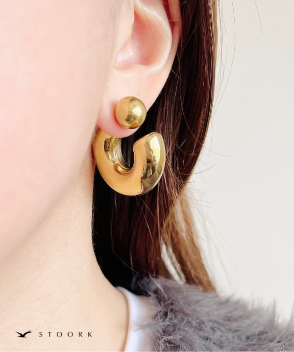 【再入荷】2way Ball Hoop Pierce - stoork