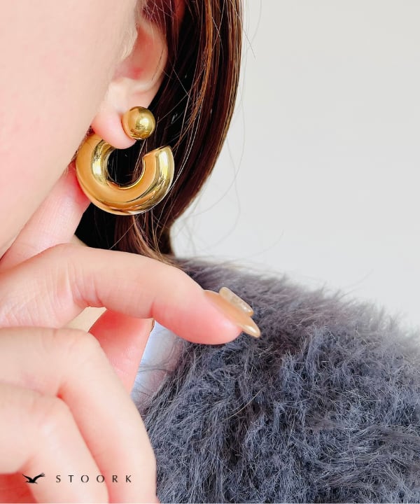 【再入荷】2way Ball Hoop Pierce - stoork
