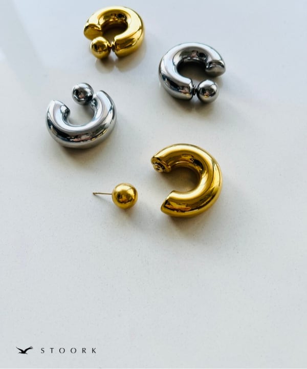 【再入荷】2way Ball Hoop Pierce - stoork