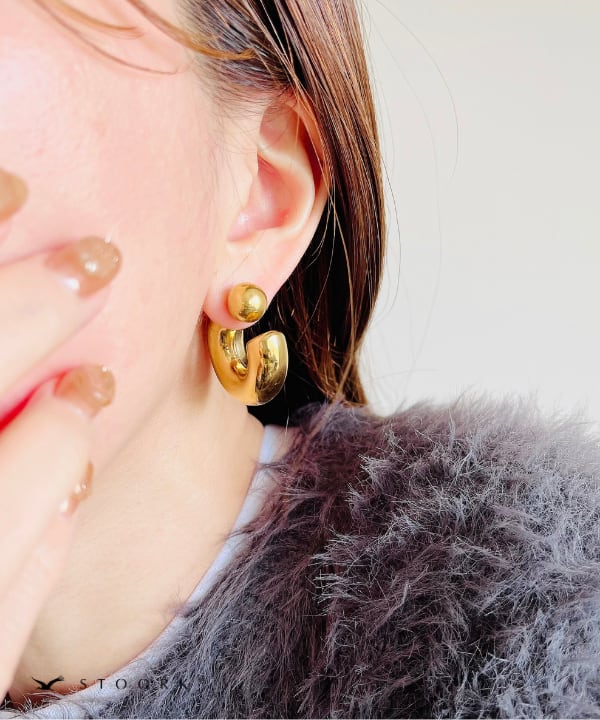 【再入荷】2way Ball Hoop Pierce - stoork