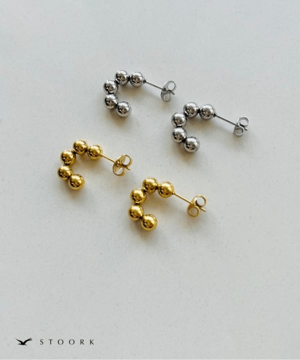 【再入荷】316L Ball Hoop Pierce - stoork