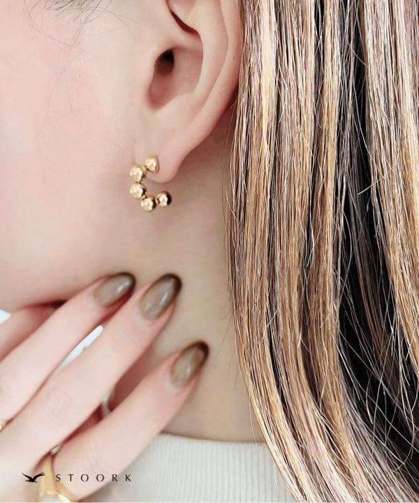 【再入荷】316L Ball Hoop Pierce - stoork