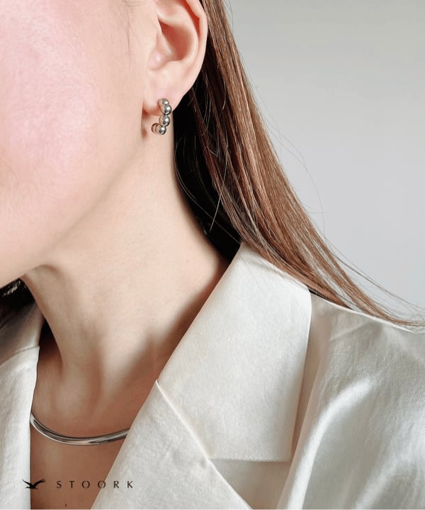 【再入荷】316L Ball Hoop Pierce - stoork