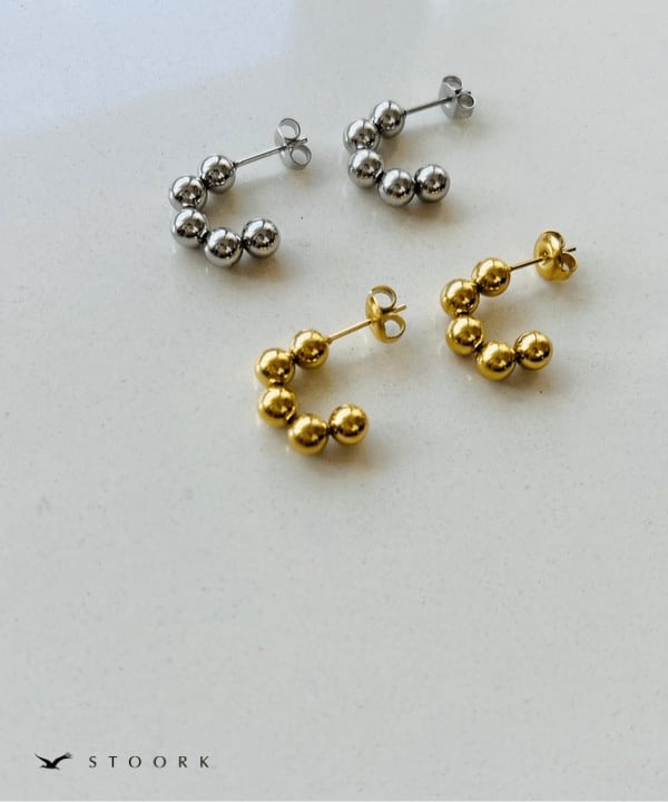 【再入荷】316L Ball Hoop Pierce - stoork
