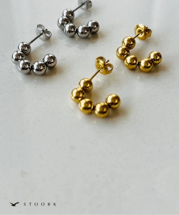 【再入荷】316L Ball Hoop Pierce - stoork