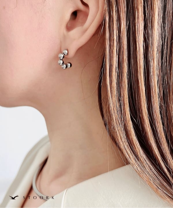 【再入荷】316L Ball Hoop Pierce - stoork