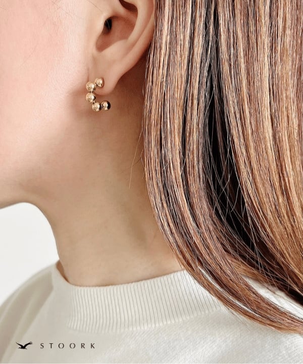 【再入荷】316L Ball Hoop Pierce - stoork