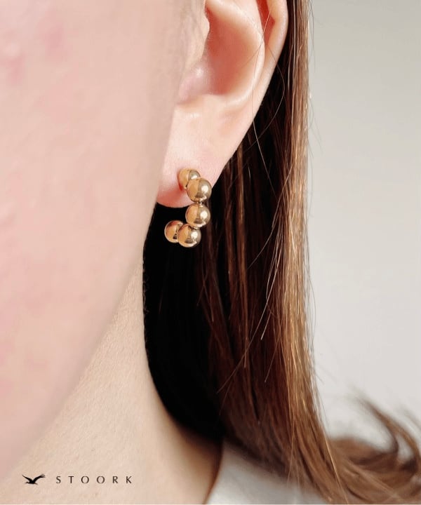 【再入荷】316L Ball Hoop Pierce - stoork