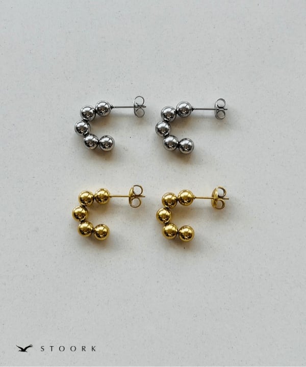 【再入荷】316L Ball Hoop Pierce - stoork