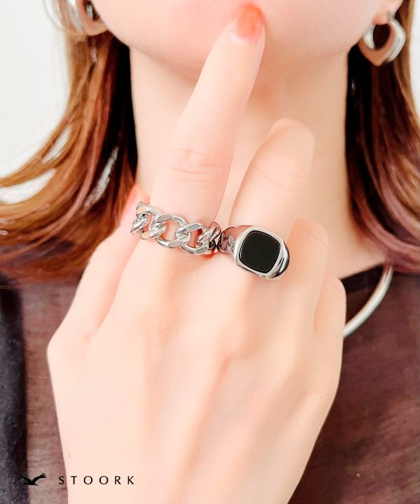 【再入荷】316L Chain Ring - stoork