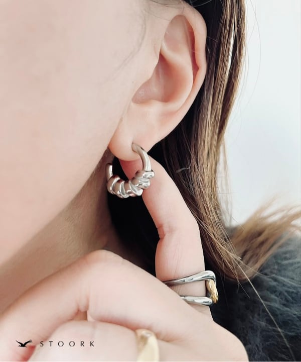 【再入荷】316L Croissant Pierce - stoork