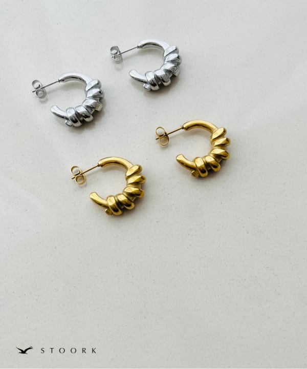 【再入荷】316L Croissant Pierce - stoork