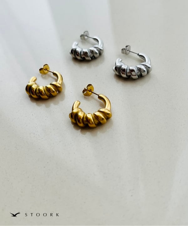 【再入荷】316L Croissant Pierce - stoork