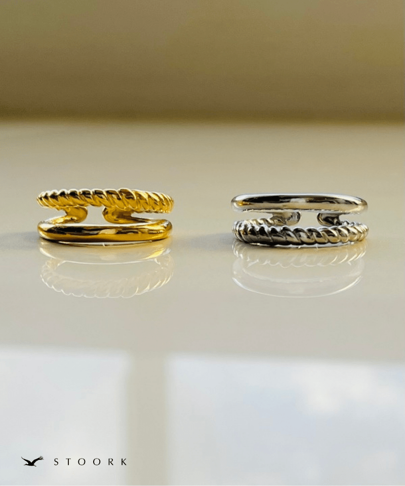 【再入荷】316L Dot Double Ring - stoork