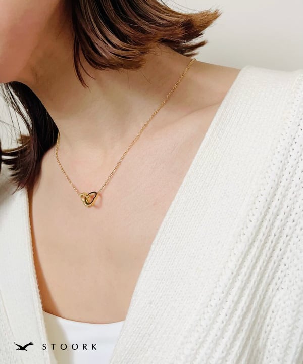 316L Double Heart Necklace - stoork