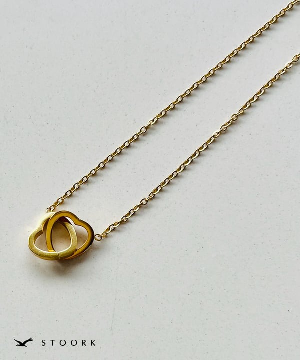 316L Double Heart Necklace - stoork