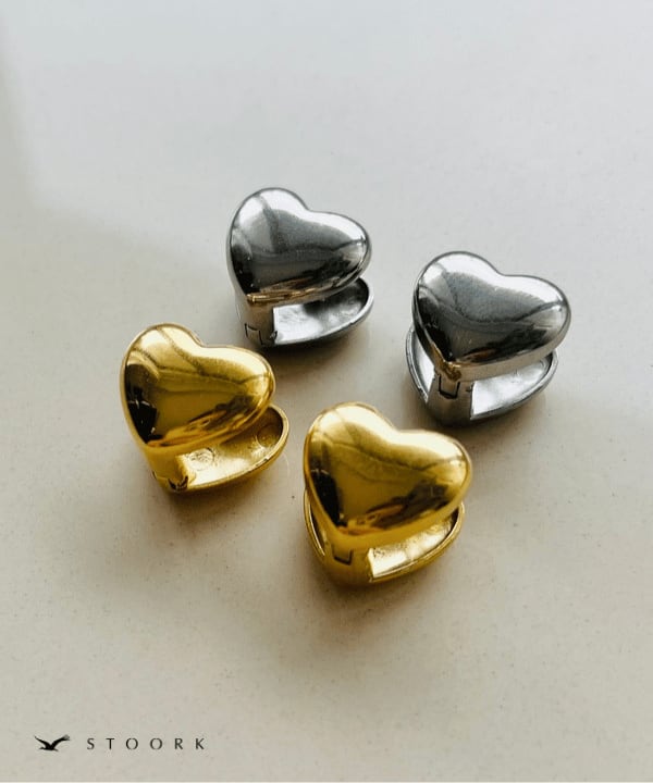 【再入荷】316L Heart Ball Pierce - stoork