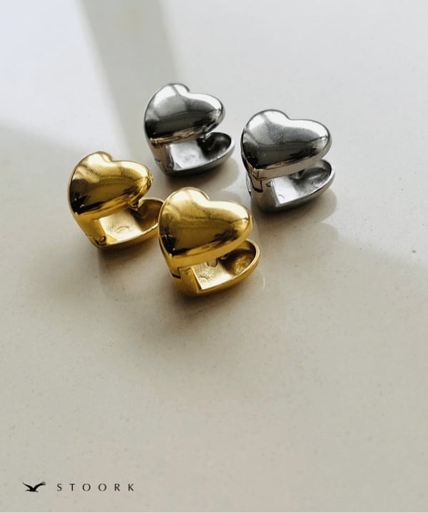 【再入荷】316L Heart Ball Pierce - stoork