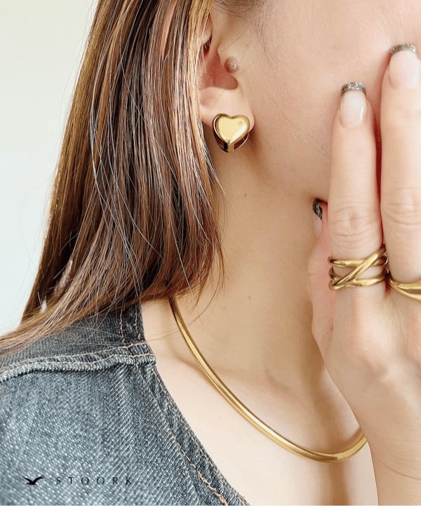 【再入荷】316L Heart Ball Pierce - stoork