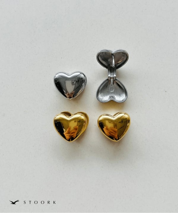 【再入荷】316L Heart Ball Pierce - stoork