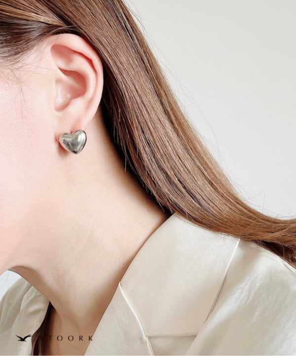 【再入荷】316L Heart Ball Pierce - stoork