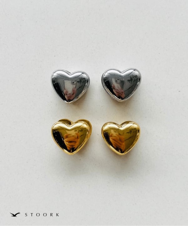 【再入荷】316L Heart Ball Pierce - stoork