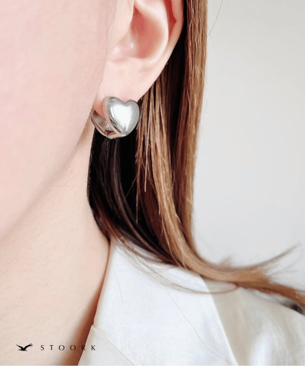 【再入荷】316L Heart Ball Pierce - stoork