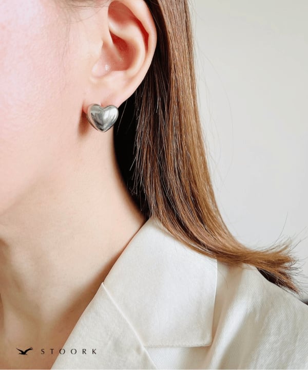 【再入荷】316L Heart Ball Pierce - stoork