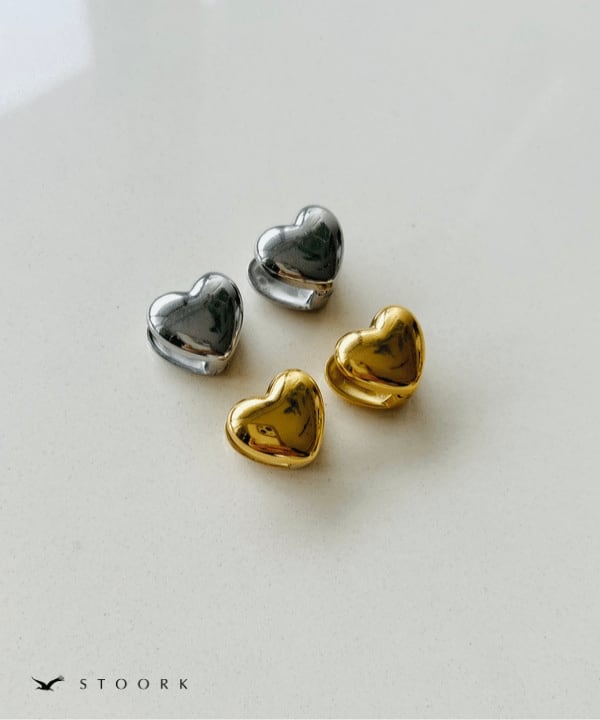 【再入荷】316L Heart Ball Pierce - stoork