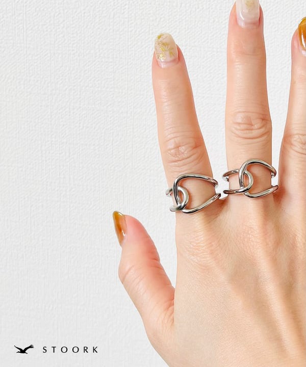 【再入荷】316L Open Knot Ring - stoork