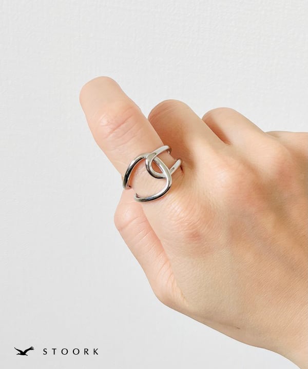 【再入荷】316L Open Knot Ring - stoork