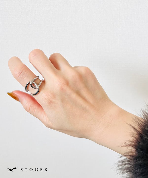 【再入荷】316L Open Knot Ring - stoork