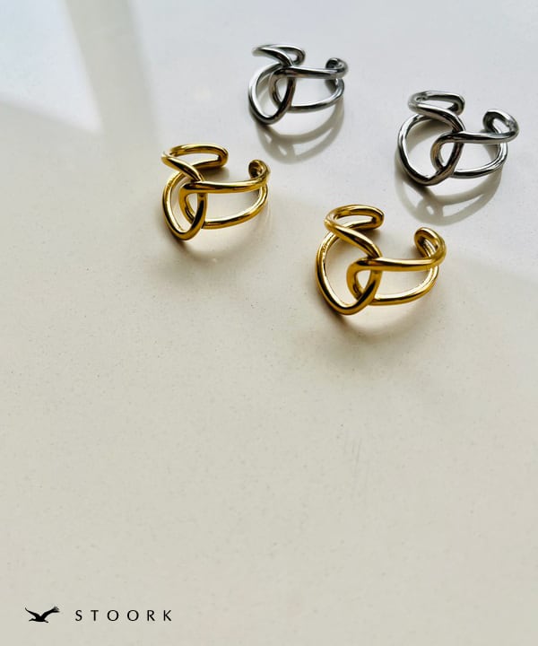 【再入荷】316L Open Knot Ring - stoork
