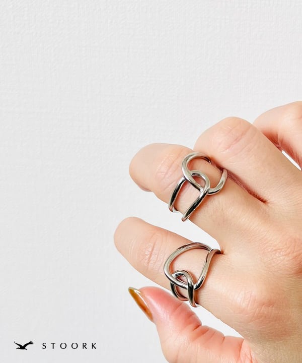 【再入荷】316L Open Knot Ring - stoork