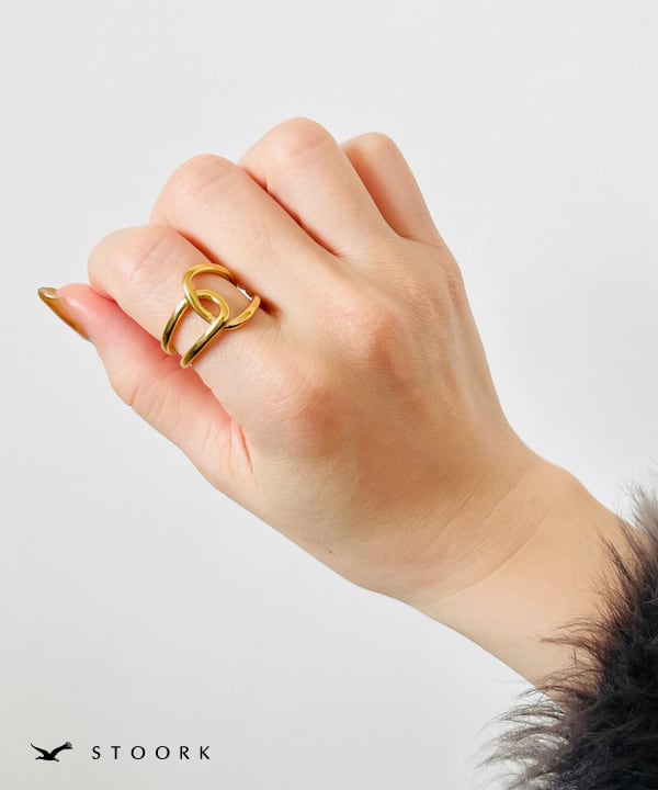 【再入荷】316L Open Knot Ring - stoork