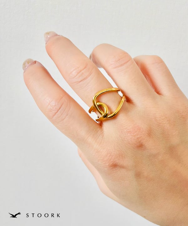 【再入荷】316L Open Knot Ring - stoork