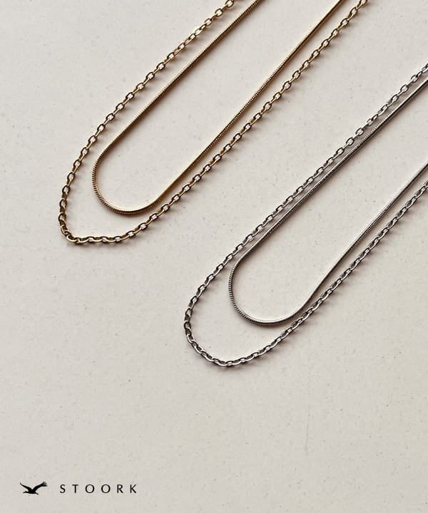316L Simple Double Chain Necklace - stoork