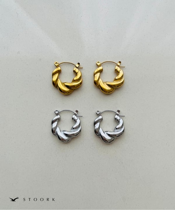 316L Twist Hoop Pierce - stoork