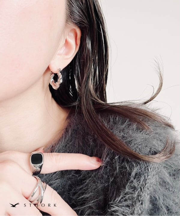 316L Twist Hoop Pierce - stoork