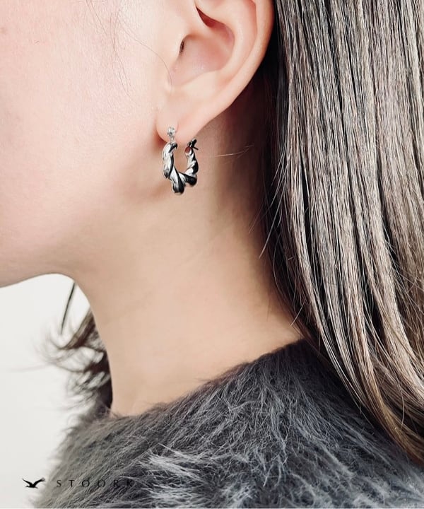 316L Twist Hoop Pierce - stoork