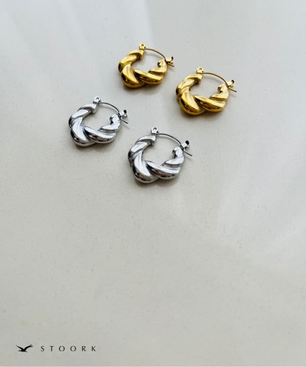316L Twist Hoop Pierce - stoork