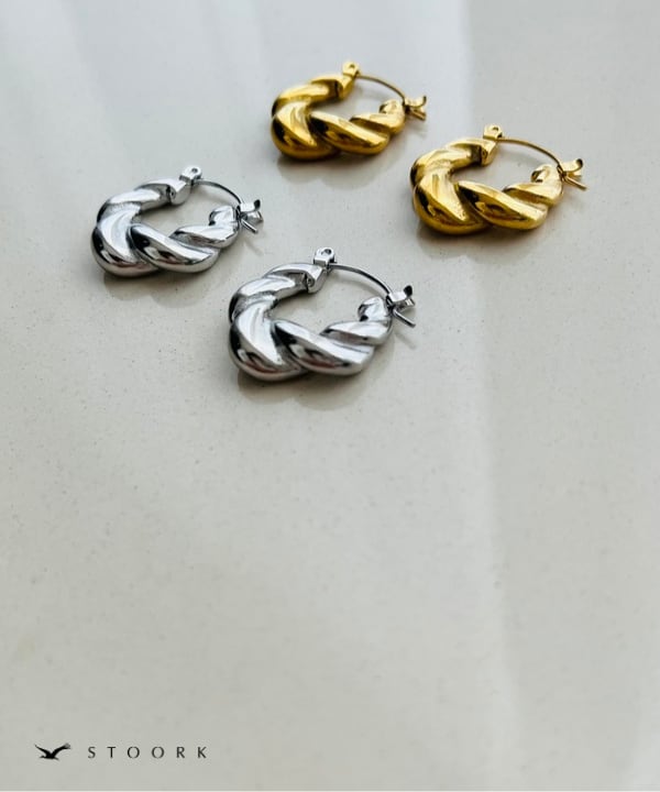 316L Twist Hoop Pierce - stoork