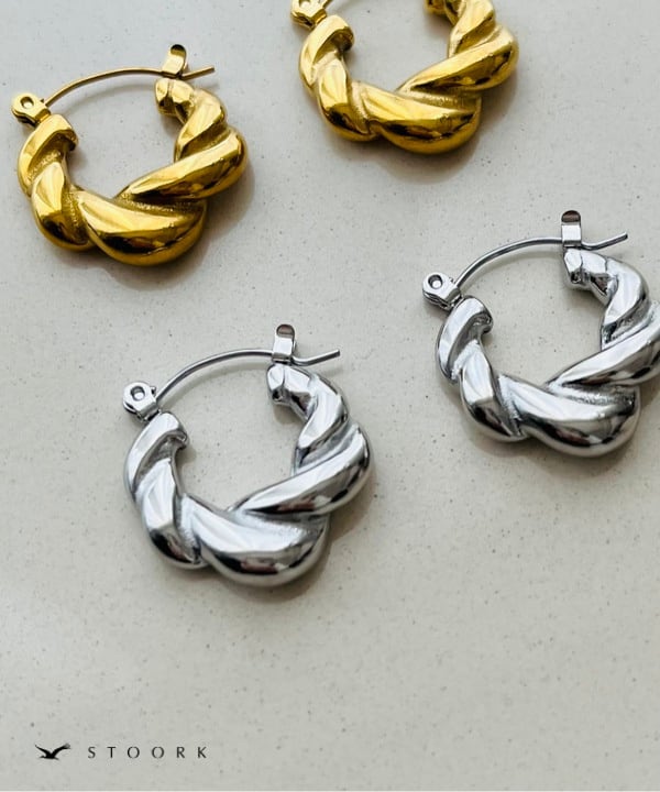 316L Twist Hoop Pierce - stoork