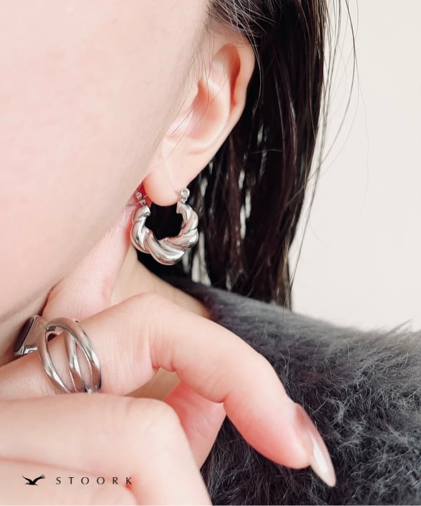 316L Twist Hoop Pierce - stoork