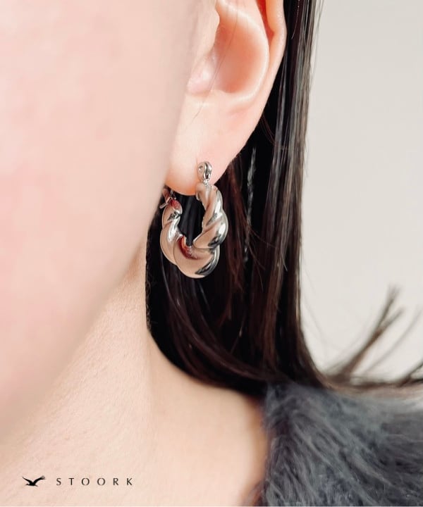 316L Twist Hoop Pierce - stoork