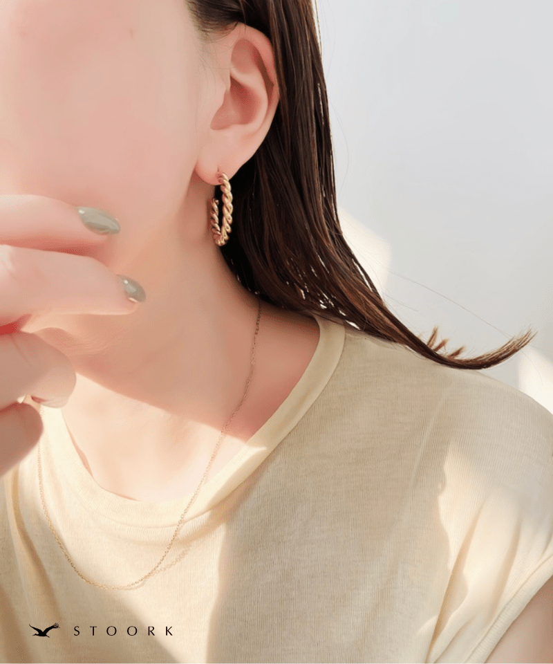 【再入荷】316L Undulate Round Pierce - stoork